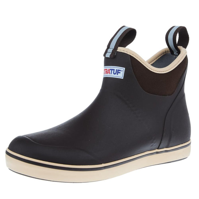 Men`s Chocolate and Tan 6In Deck Boot