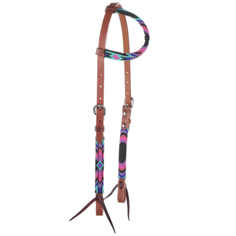 Cosmic Cowgirl Beaded Single Ear Headstall