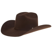 Ariat 2X Chocolate Precreased Wool Hat 4 1/4in Brim