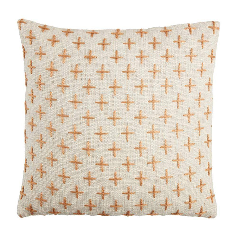 Mud Pie Square Embroidered Pillow