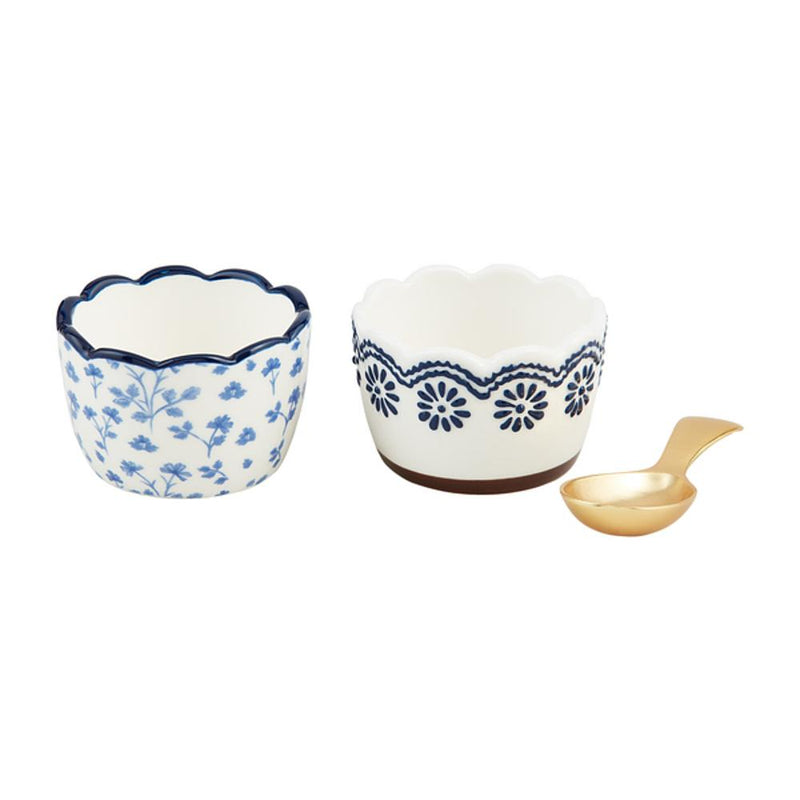 Blue Floral Tidbits