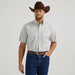 Mens George Strait Grey Printed Short Sleeve Shirt