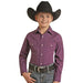 Panhandle Boys Long Sleeve GEO Snap
