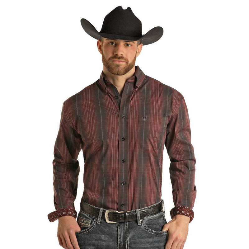 Panhandle Mens Long Sleeve Button