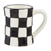 Mud Pie Large Check Bistro Mug