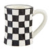 Mud Pie Small Check Bistro Mug