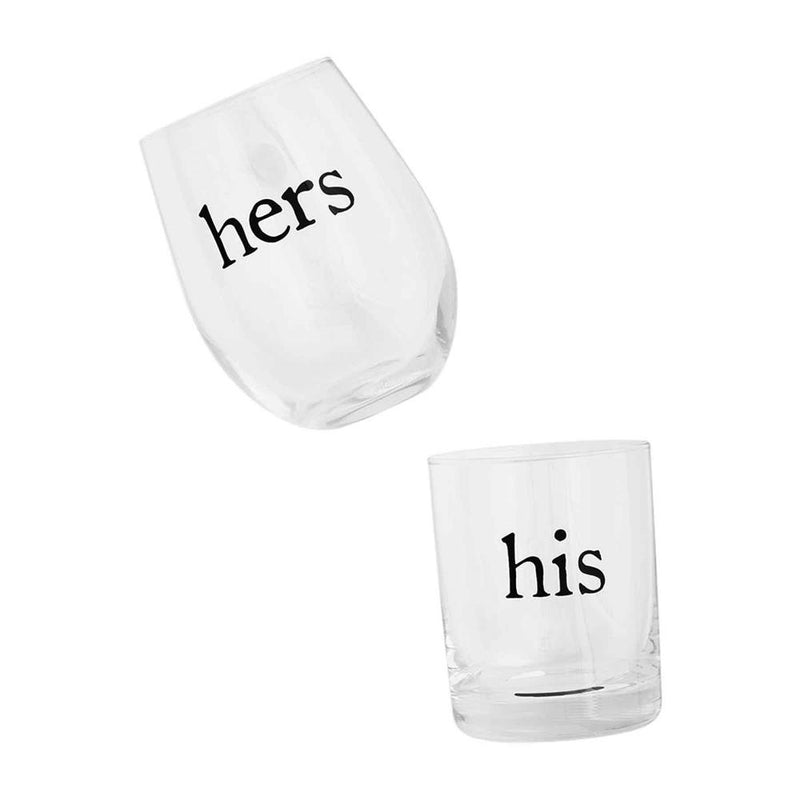 His and Hers Glass Set