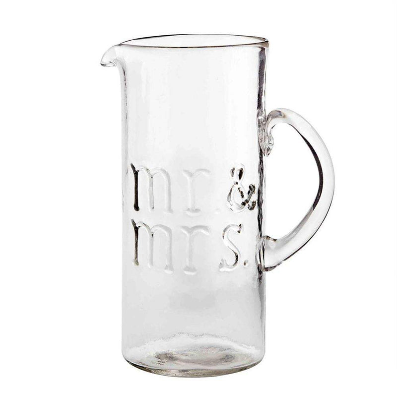 Mud Pie Mr. and Mrs. Drink Pitcher