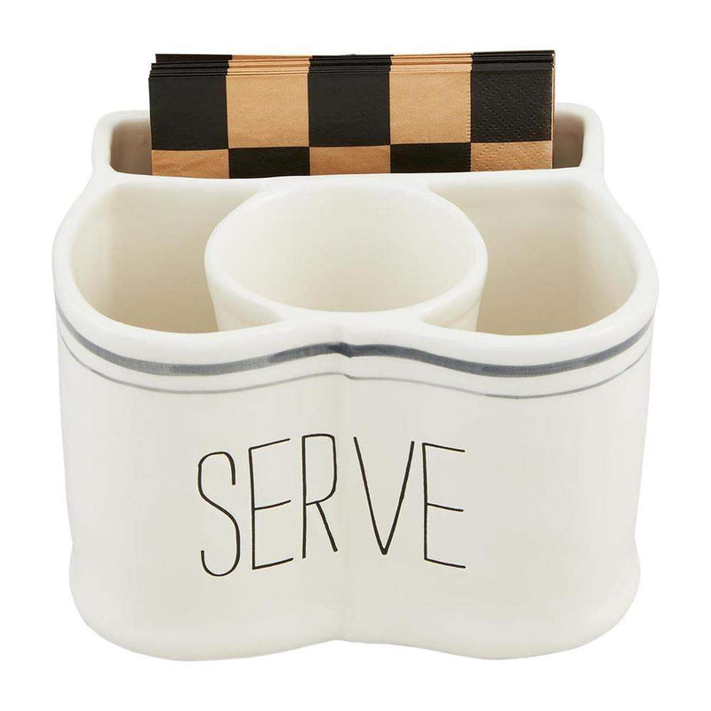 Mud Pie Utensil and Napkin Holder