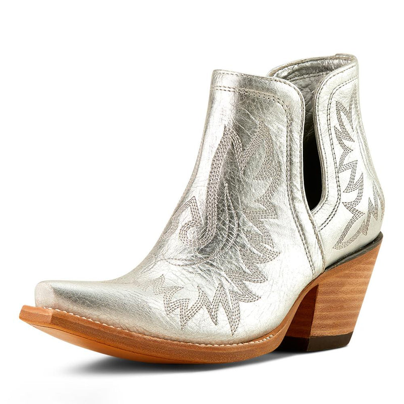 Women`s Silver Shine Dixon Bootie