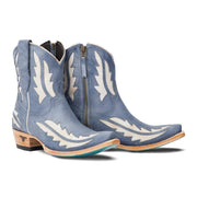 Women`s Walk The Line Washed Denim Bootie