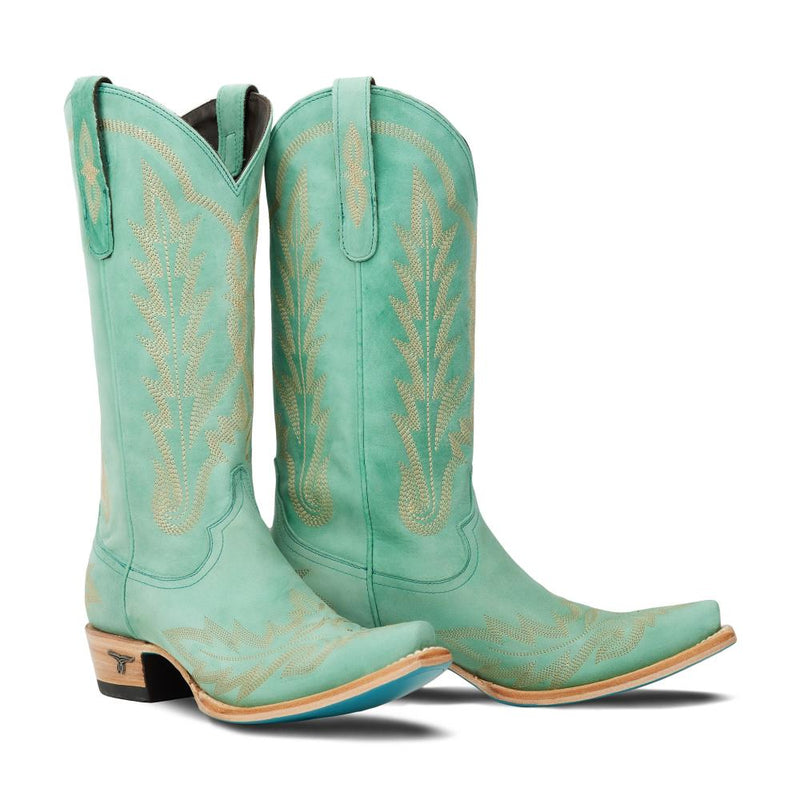 Women`s Lexington Taos Turquoise Vamp 13In Top Boot