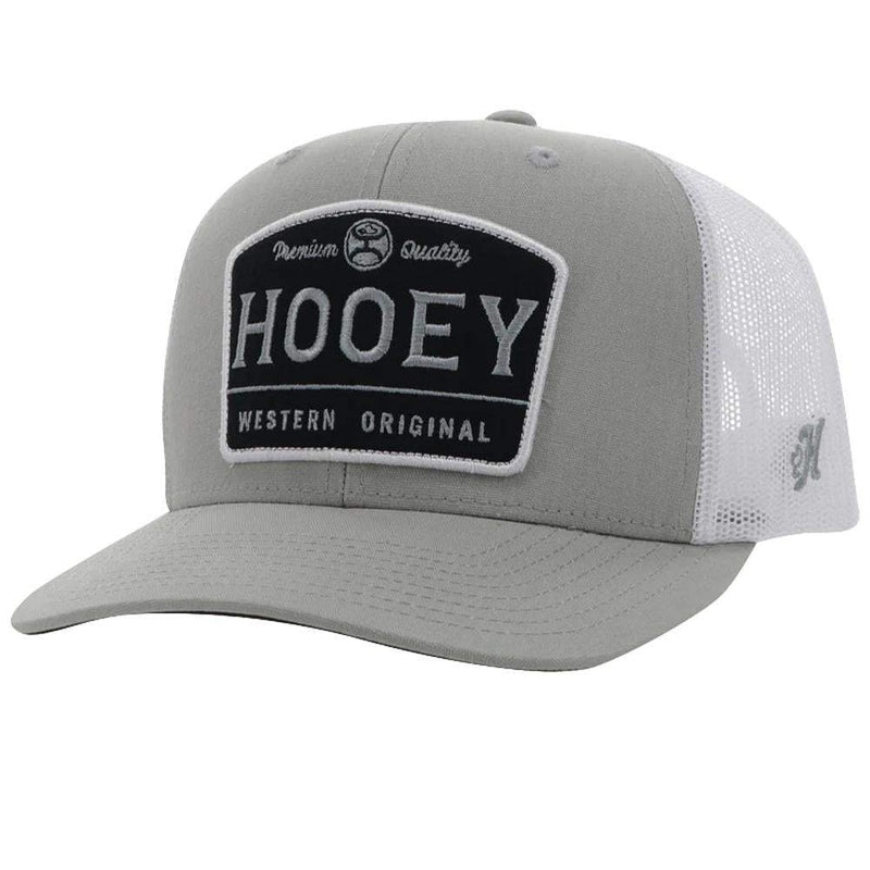 Hooey Trip Grey and White Cap