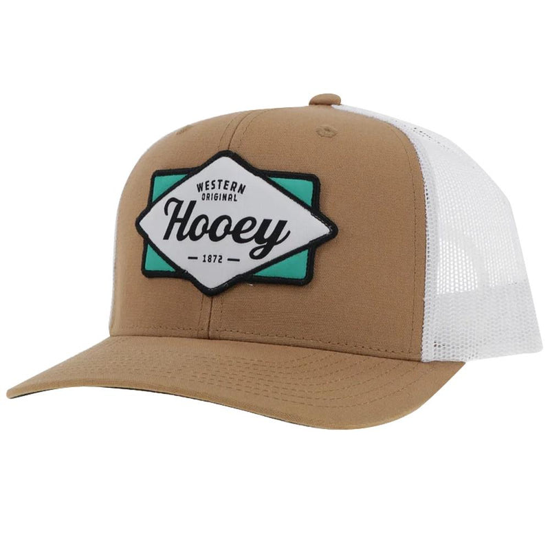 Diamond Tan and White Cap
