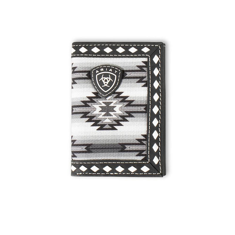 Ariat Trifold Diamond Southwest Wallet
