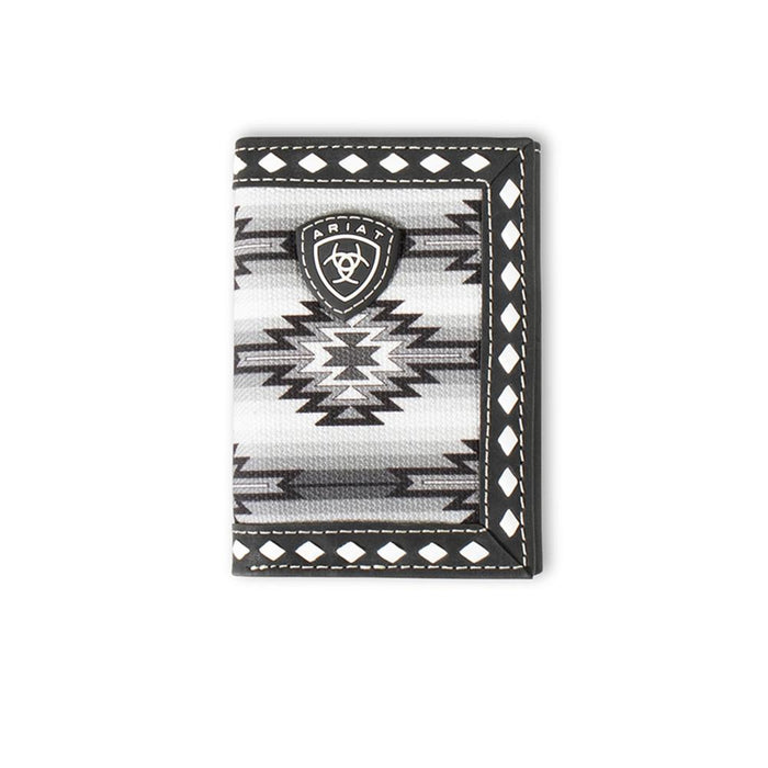 Ariat Trifold Diamond Southwest Wallet