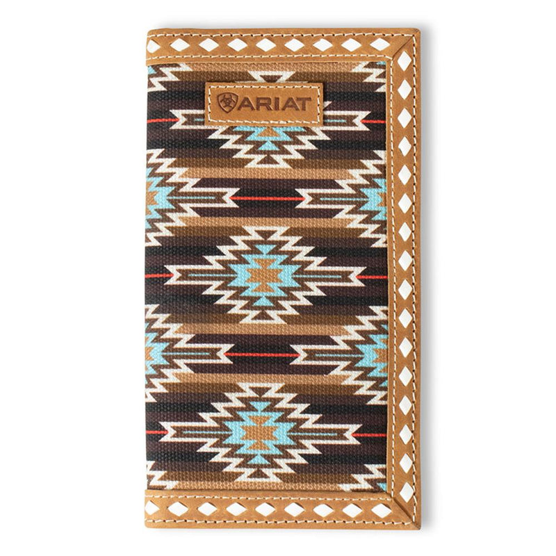 Ariat Rodeo Southwest Brown Wallet