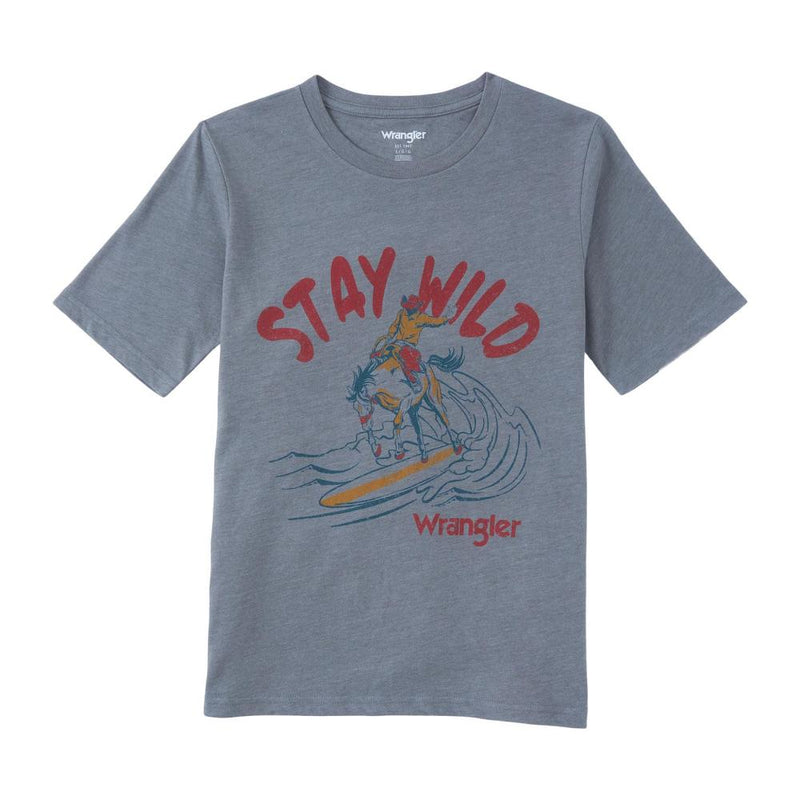 Boy's Stay Wild Graphite Tee