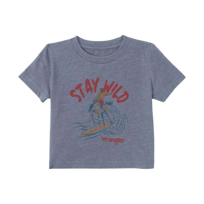 Wrangler Baby Boy Stay Wild Graphite Tee