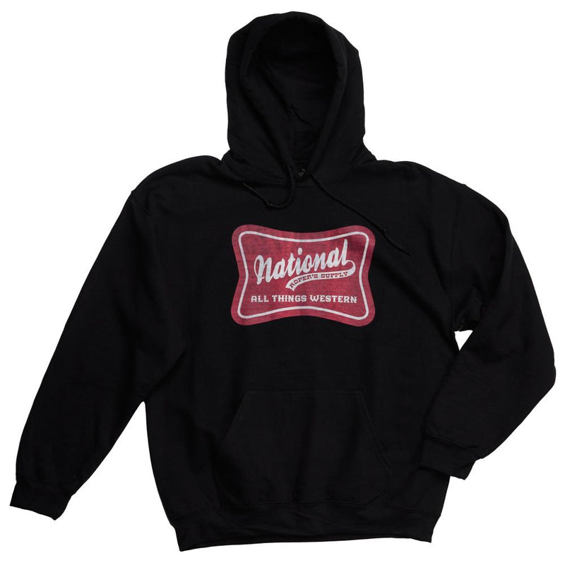 National Roper Supply Black Hoodie