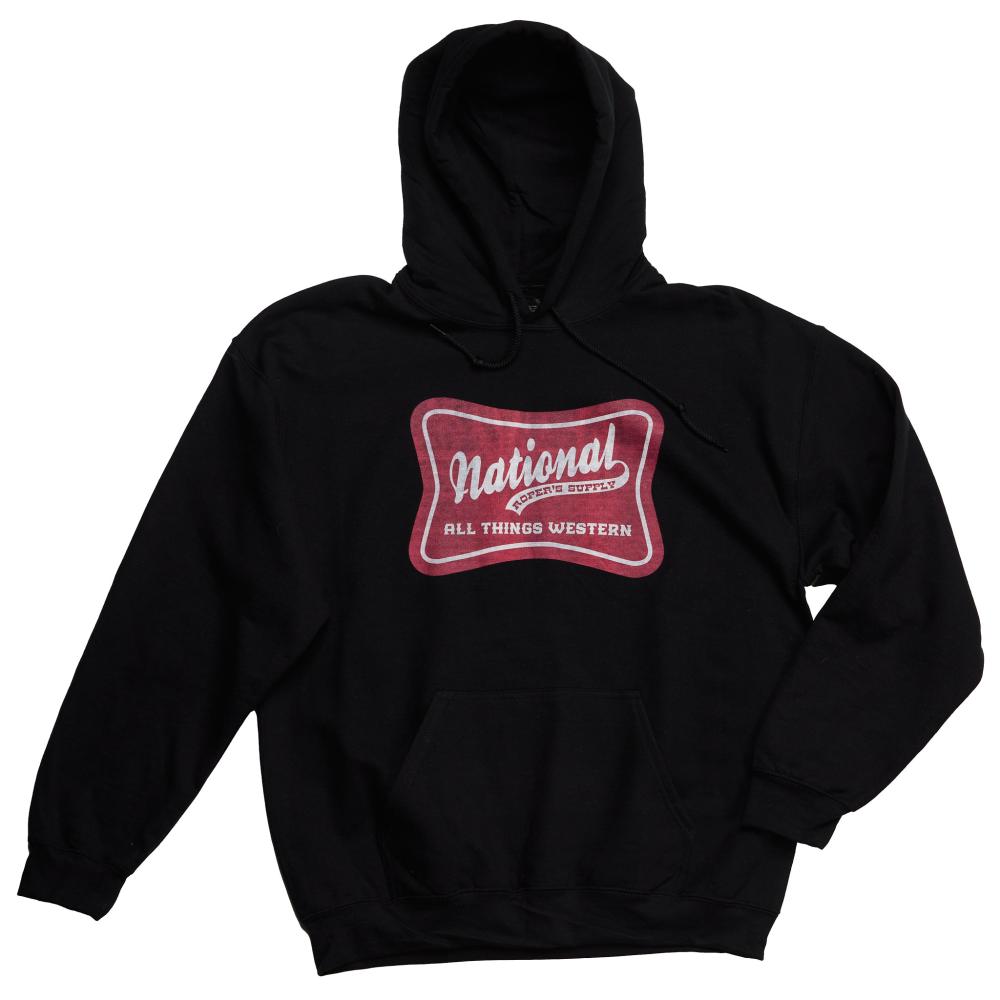 NRS National Roper Supply Black Hoodie