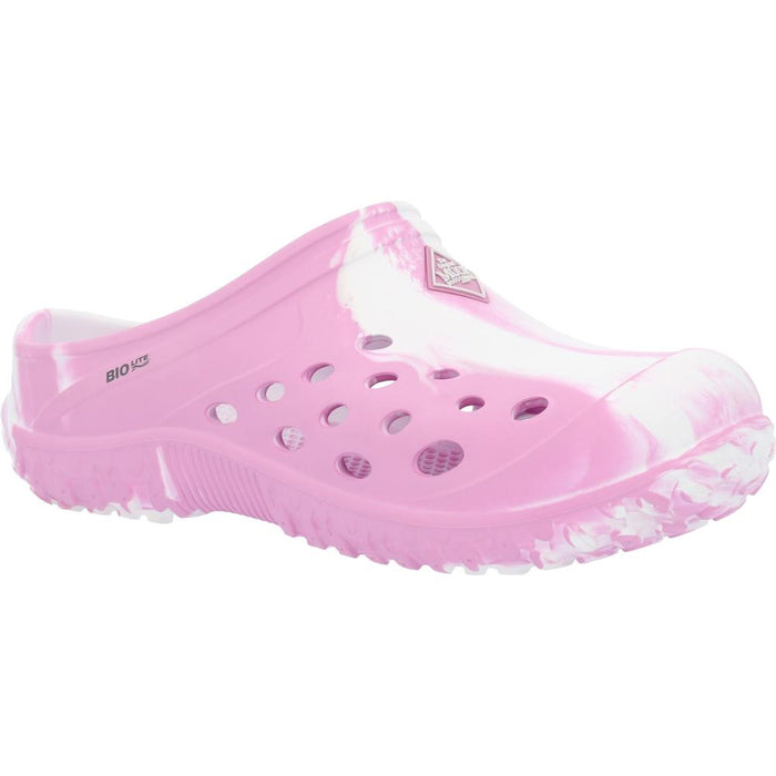 Muck Youth ter Lite Clog Pink and White Swirl
