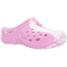 Muck Youth ter Lite Clog Pink and White Swirl