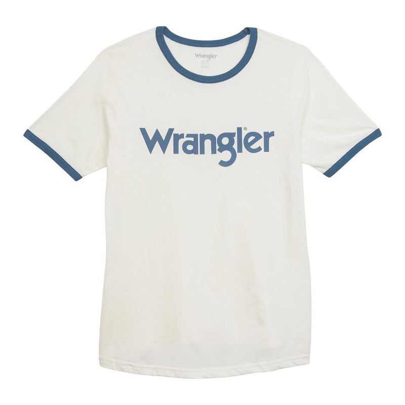 Womens White Classic Logo Tee