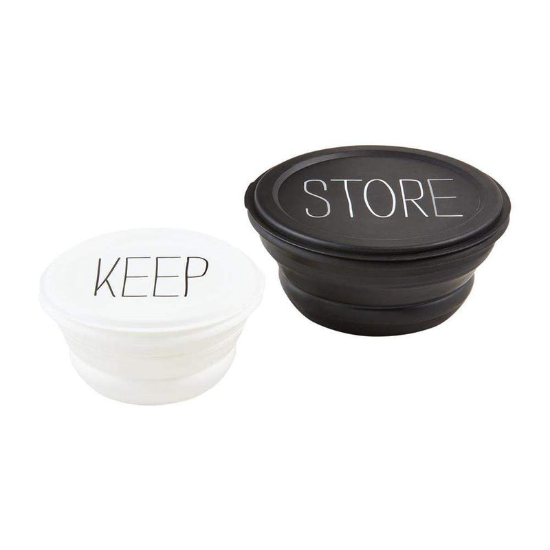Mud Pie Keep Collapsible Storage Bowl Set