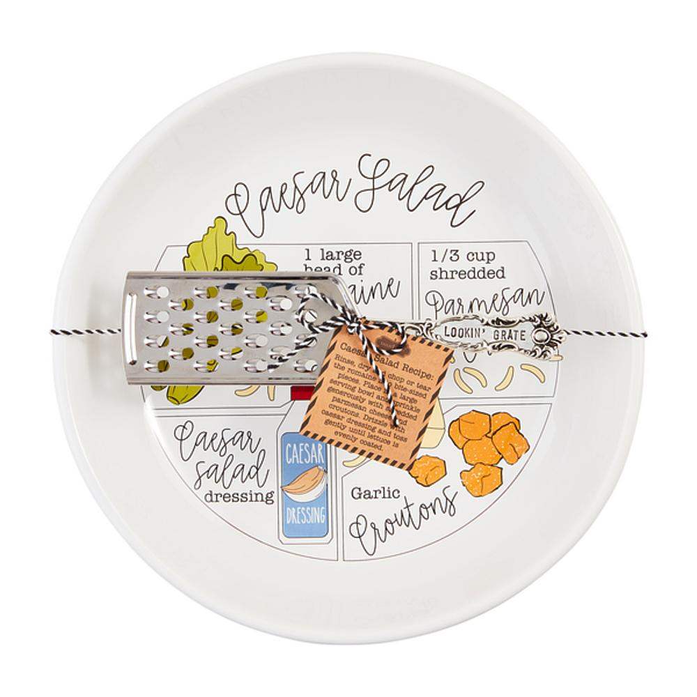 MUD PIE Two-In-One Serving Bowl And Cake Stand, White, 4.25" X 10.5" Dia