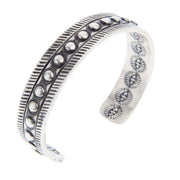 NRS Sterling Silver Dot Cuff