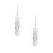 NRS Stamped Sterling Silver Dangle Earrings