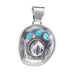 Sterling Silver Cowboy Hat Pendant