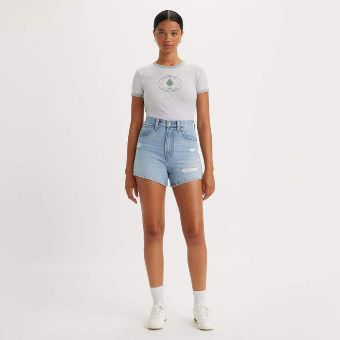 Women's High Waisted Light Touch Mom Shorts