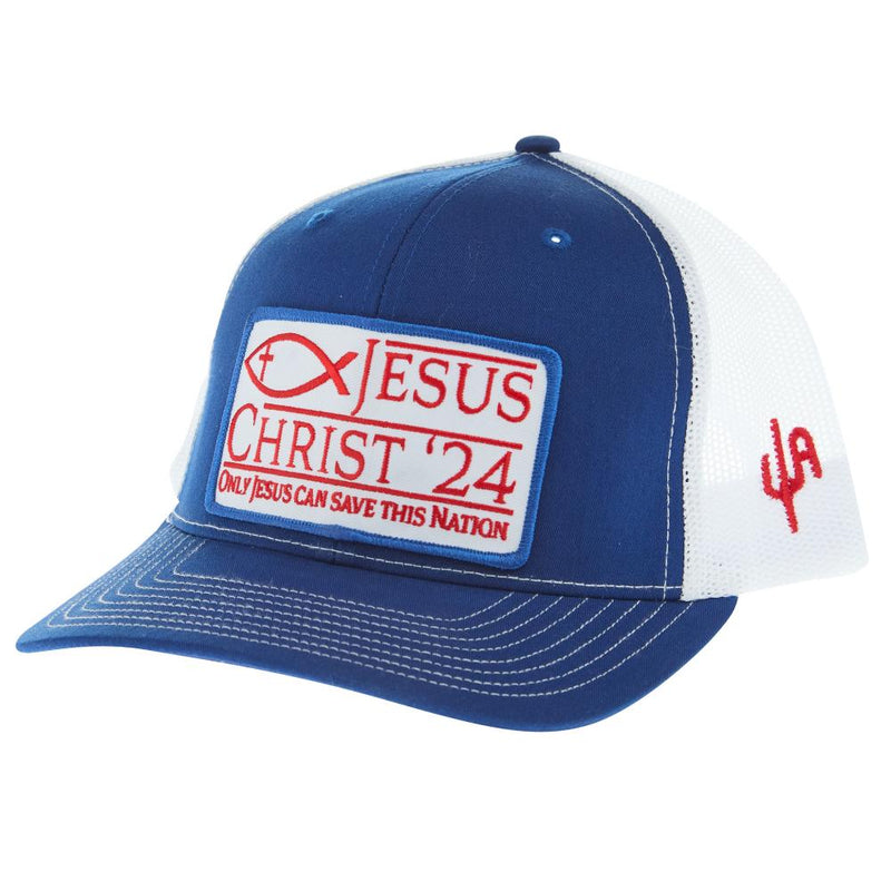Jesus 2024 Blue and White Cap