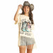 Women's Wild West Oversized Fringe Tee