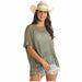 Rock & Roll Denim Women's Jade Oversized Knit Top
