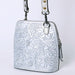 Silver Tooled Leather Bag