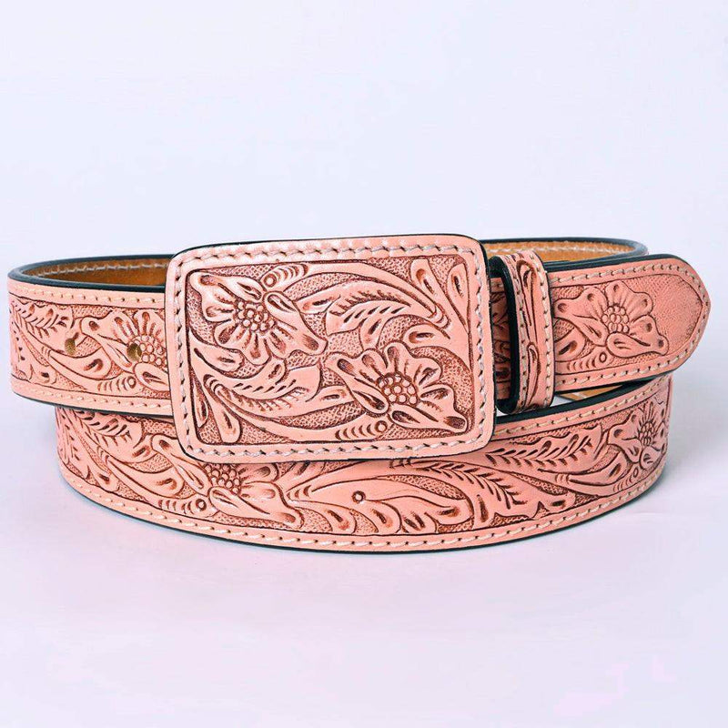 American Darling Leather Tooled Belt