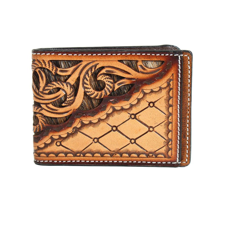 Calf Hair Money Clip Wallet