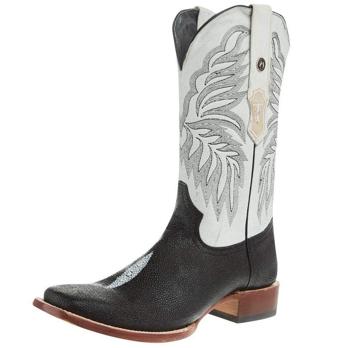 Mens Black Stingray Print 12in Montana Ice Top