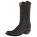 Men`s Cognac Elephant Vamp Black Goat Top