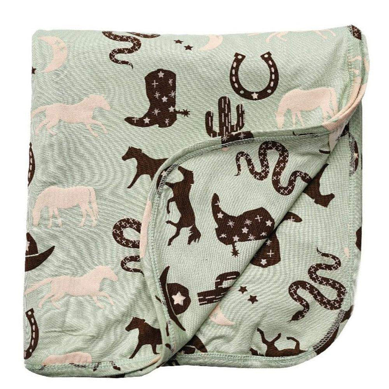 Emerson And Friends Giddyup Luxury Bamboo Blanket