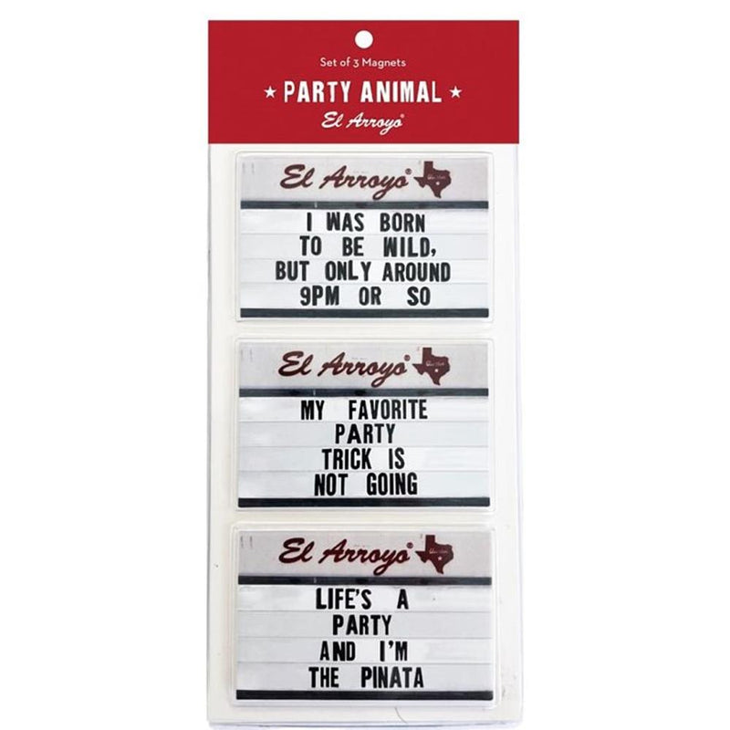 Party Animal Magnet Set