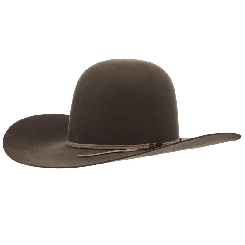 10x Pecan 4 1/2 Inch Brim Open Crown Felt