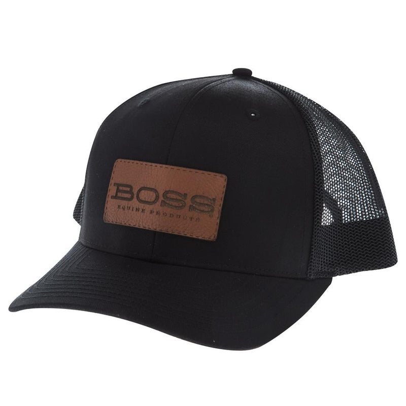 Leather Patch Mesh Back Cap