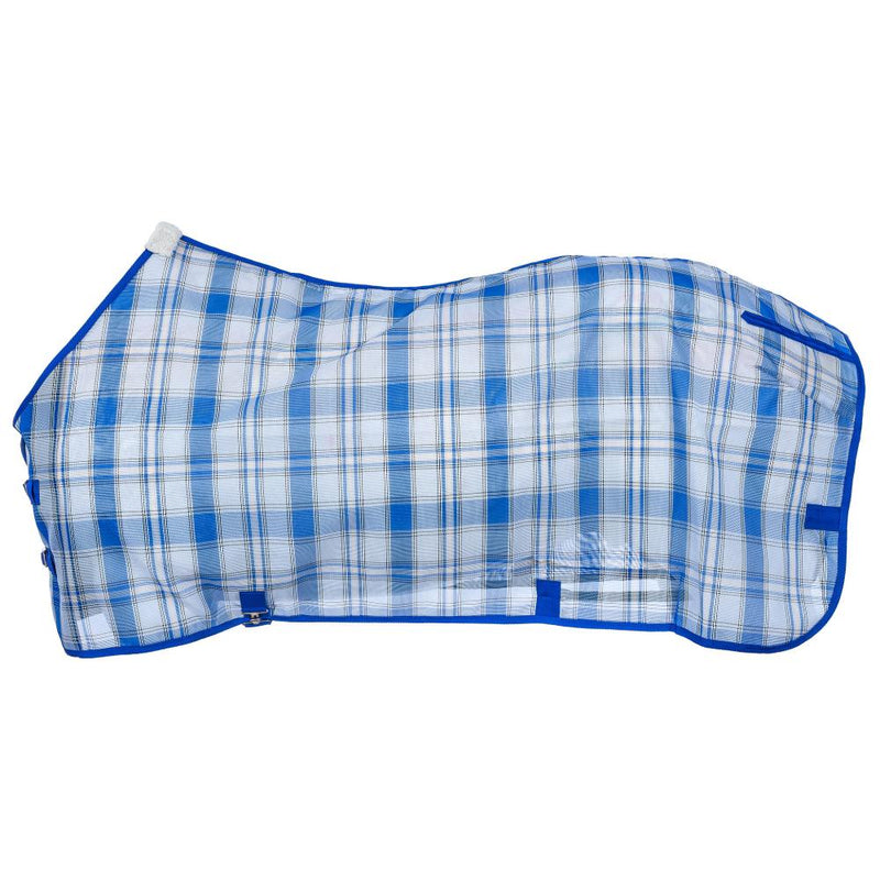 Royal Blue Plaid Deluxe Mesh Fly Sheet
