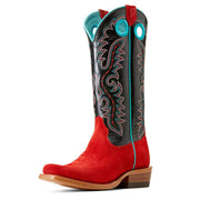 Ariat Women`s Fiery Roughout Futurity Boon Cowgirl Boot