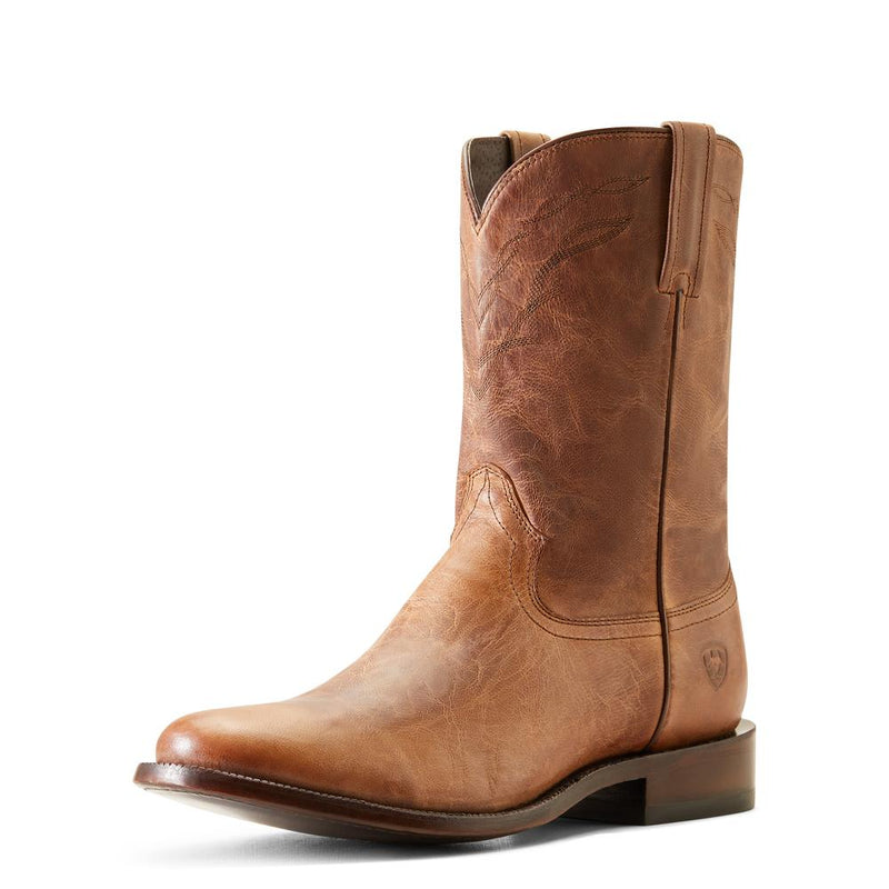Men`s Tan Downtown Bone 10In Top Round Toe Boot