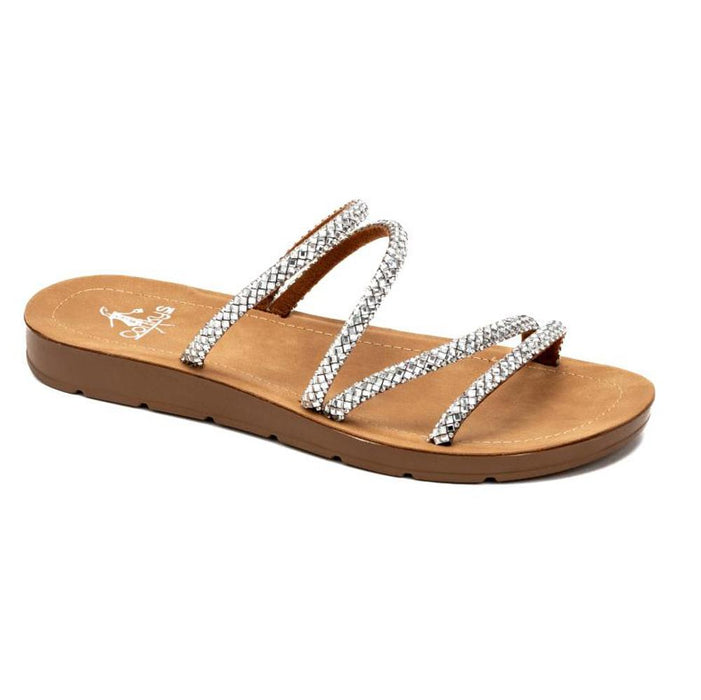 Womens Corky Talk To The Sand Clear Sandals